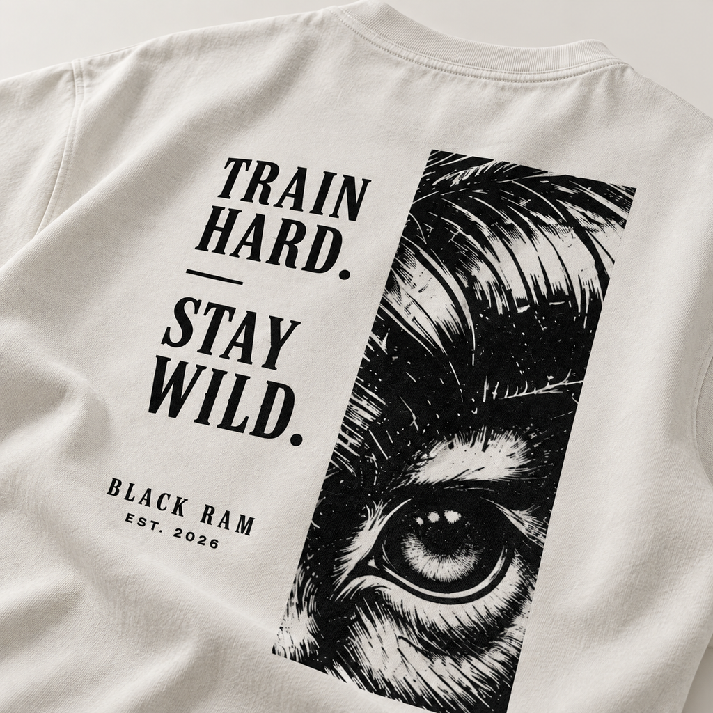 BLACK RAM — Hard / Wild Oversized Tee