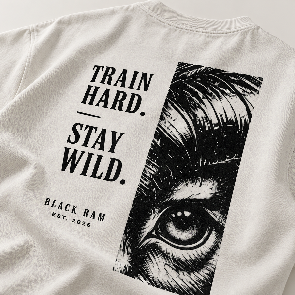 BLACK RAM — Hard / Wild Oversized Tee