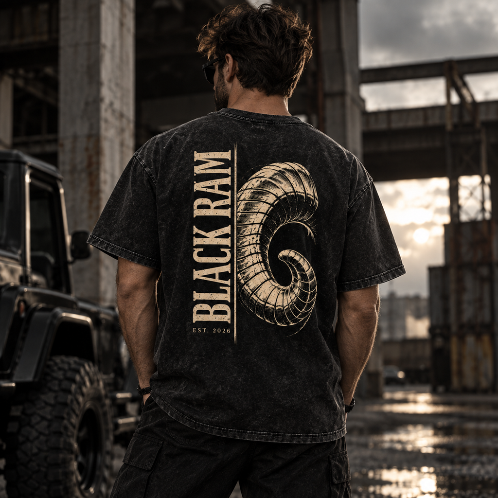 BLACK RAM — One Horn Oversized Tee
