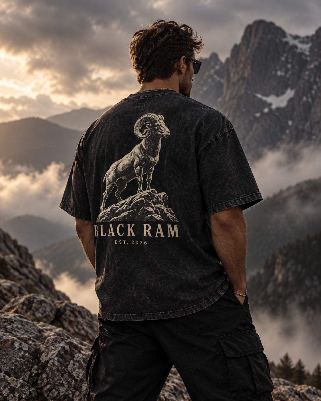 BLACK RAM — The Summit Oversized Tee