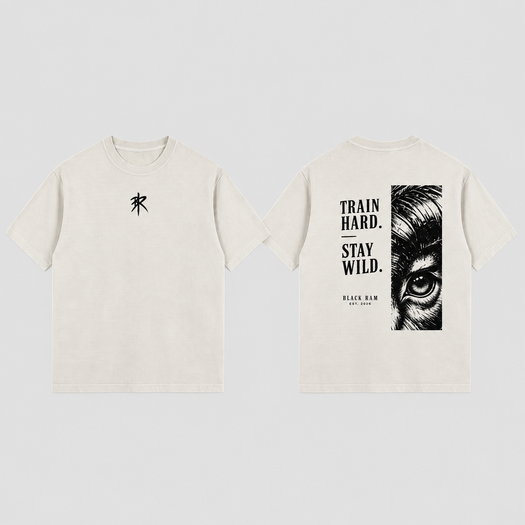 BLACK RAM — Hard / Wild Oversized Tee
