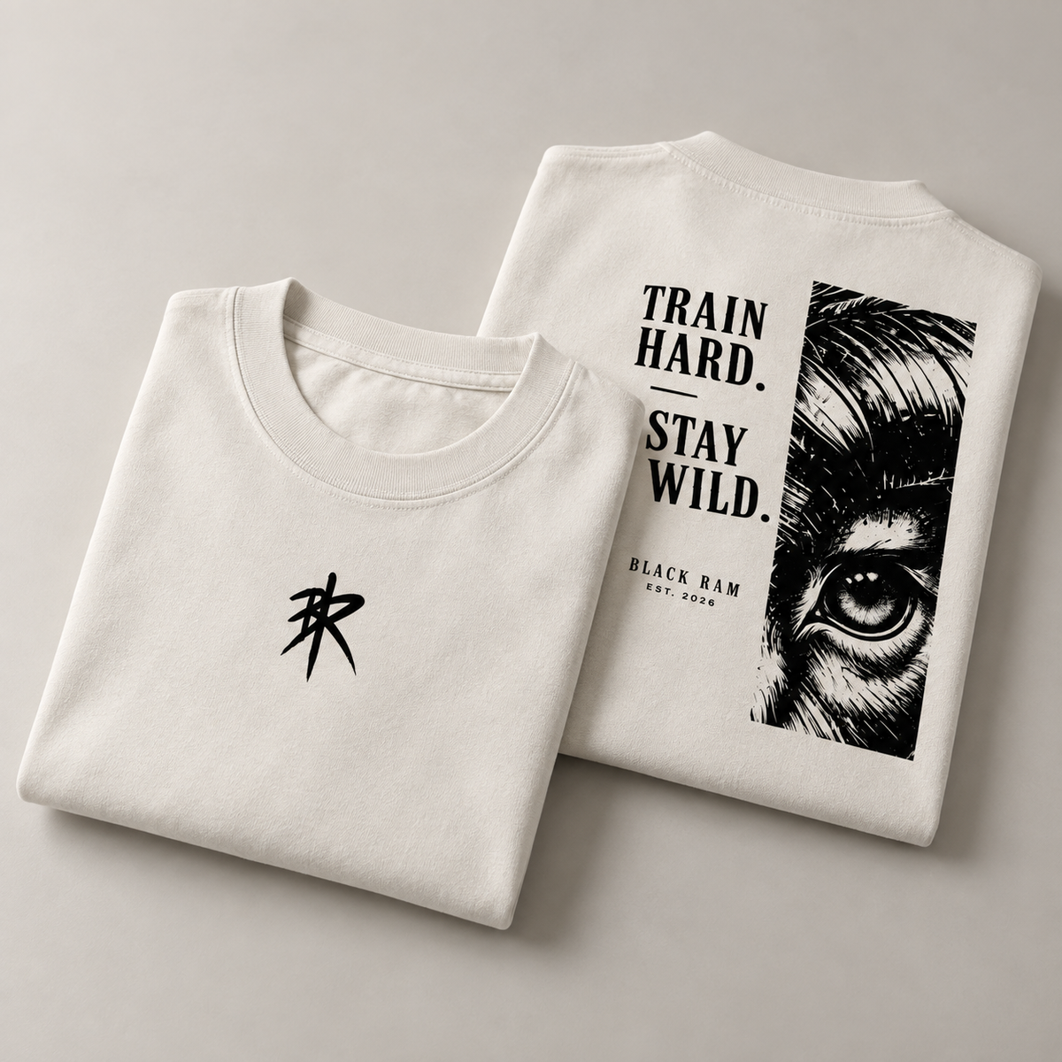BLACK RAM — Hard / Wild Oversized Tee